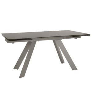 MESA EXTENSIBLE BOB CRISTAL CAPUCCINO Y PATAS CAPUCCINO