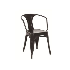 Sillón Tol Mar, Acero, Negro